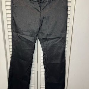 Black shiny pants  Tracy Evens limited